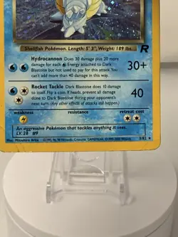 Pokemon TCG - Dark Blastoise 3/82 Team Rocket Holo Rare WOTC 1999 - Image 2