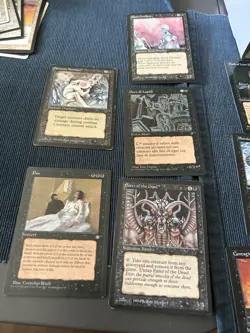 Vintage Magic The Gathering Card Lot of 400+ Vintage MTG cards unlimited black - Image 2