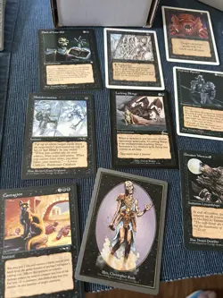 Vintage Magic The Gathering Card Lot of 400+ Vintage MTG cards unlimited black - Image 4