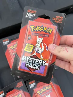 Lot Of 5 NEW SEALED 2025 Pokemon Mystery Pack Mewtwo Possible Vintage Chase Pack - Image 5