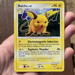 ⚡ Pokemon Raichu Promo DP21 – Reverse Holo – Diamond & Pearl Era (LP/NM) ⚡ - Image 1