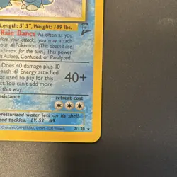 Pokemon TCG Blastoise Base Set 2 Holo - Image 4