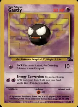 Gastly 33/62 | Fossil | Pokemon TCG | English | Common - Image 1