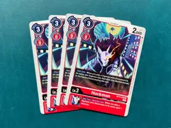 Huckmon BT13-009 Playset Versus Royal Knights Digimon Card Game x4 - Image 1