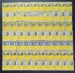 70*Lot Pokemon TCG S-Chinese with 9 different Pikachu #1 JD90 - Image 1