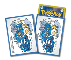 1 Pokemon Center Japan Card Game Deck Shield Sleeve OTENKI TEAM Kyogre Raichu - Image 2