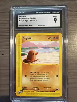 Pokemon TCG Diglett Skyridge 50/144 2003 - Image 1