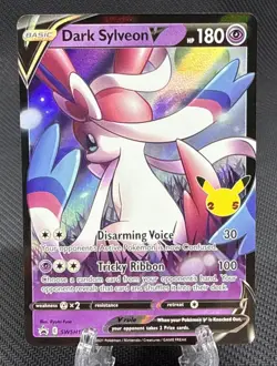 2019 Pokemon Sword & Shield Black Star Promos Dark Sylveon V #SWSH134 NM - Image 1