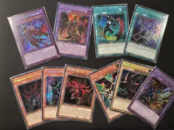 Yu-Gi-Oh Dark Magician of Destruction Secret Rare 1st E +plus Extra Secret Rares - Image 1