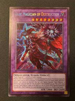 Yu-Gi-Oh Dark Magician of Destruction Secret Rare 1st E +plus Extra Secret Rares - Image 2