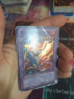 Yu-Gi-Oh! Flame Swordsman LOB-003 Super Rare OG Unlimited HP/DMG - Image 3