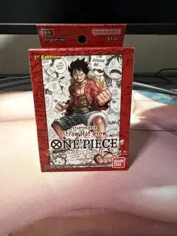 One Piece Straw Hat Crew Starter Deck ST-01 Super Pre Release 1st Edition Sealed - Image 1