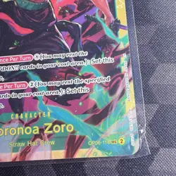 One Piece CCG Roronoa Zoro OP06-118 Wings of the Captain - Image 4