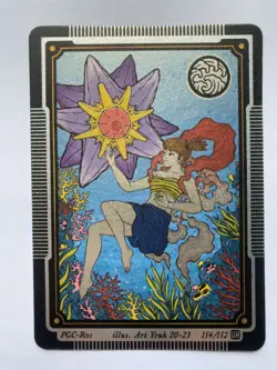 Pokai Gaku Misty’s Starmie - 154/152 - Ultra Rare - Custom Pokemon Card - Image 1
