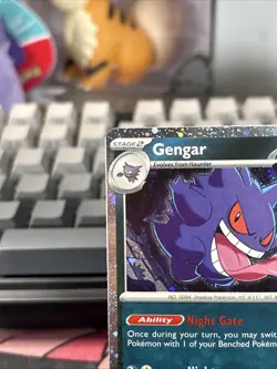 Pokemon TCG Gengar Cosmos Holo Card 2024 Trick or Trade, #057/091 - Image 4