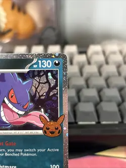 Pokemon TCG Gengar Cosmos Holo Card 2024 Trick or Trade, #057/091 - Image 5