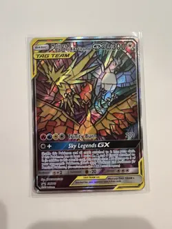 Pokemon Moltres Zapdos Articuno GX TAG TEAM Promo Holo SM210 SM 300 HP Card - Image 1
