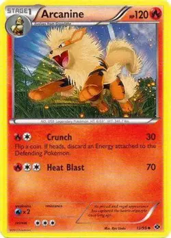 Pokemon Next Destinies Uncommon Card - Arcanine 13/99 - Image 1