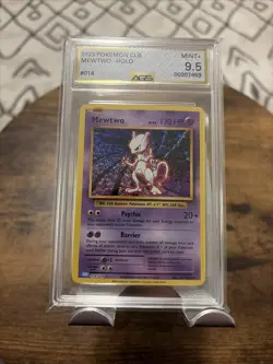 Mewtwo 014/034 2023 Trading Card Game Classic Holo AGS Graded 9.5 Mint + - Image 1