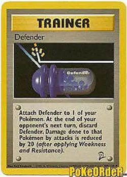 Pokemon BASE SET 2 Card 109/130 Trainer Defender - Image 1