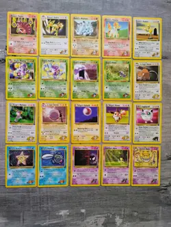 Pokemon Vintage GYM CHALLENGE Card Lot 1999 WOTC LP/NM Nice Lot! - Image 1