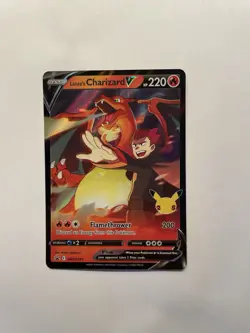 Lance's Charizard V SWSH133 - Celebrations Promo Pokemon Card - Image 1