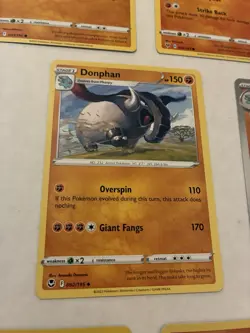 Lot Of 8 Phanpy and Donphan Pokemon Cards - Image 3