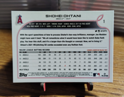 2022 TOPPS CHROME BEN BALLER EDITION MLB #1 Shohei Ohtani Los Angeles Angels - Image 2