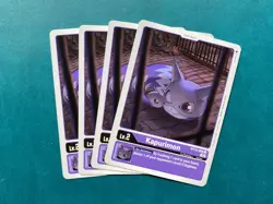 Kapurimon BT13-006 Playset Versus Royal Knights Digimon Card Game x4 - Image 1