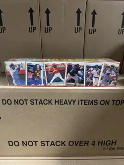 1990 Fleer Baseball Complete Set – 10th Anniversary Edition – Factory Sealed - Image 2