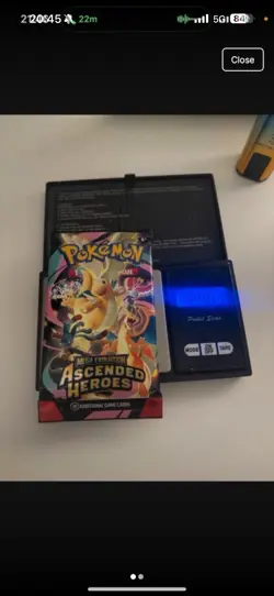 Extremely Heavy 24 Gram Ascended Heroes Pack Sealed Pokemon - Image 1