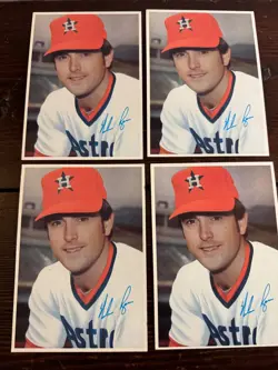 Lot of 4 1980 Topps NOLAN RYAN Jumbo Card 5 x 7 Card #20 of 60 - Image 4