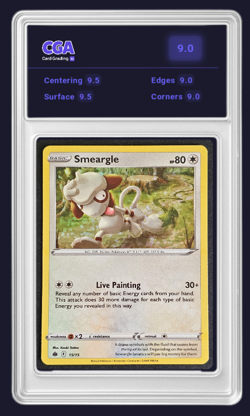 2022 McDonald's Holo Smeargle 15/15 Pokemon TCG Card - CGA 9.0 Digital Grade - Image 1