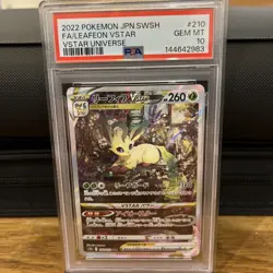 Leafeon VSTAR SAR 210/172 S12a VSTAR Universe - PSA 10 Pokemon Card Japanese - Image 1