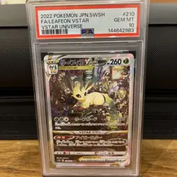 Leafeon VSTAR SAR 210/172 S12a VSTAR Universe - PSA 10 Pokemon Card Japanese - Image 2