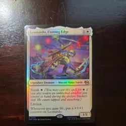 MTG Teenage Mutant Ninja Turtles: Leonardo, Cutting Edge(Foil) - Image 1