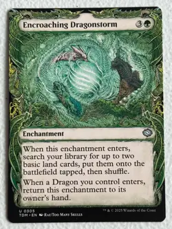 Encroaching Dragonstorm (Showcase) U Tarkir: Dragonstorm 305 NM - Image 1