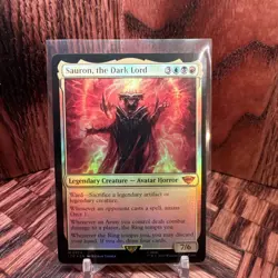 Sauron The Dark Lord M 0224 224 FOIL LTR MTG Tales Of Middle Earth LOTR ENGLISH - Image 1