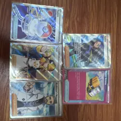 Pokemon TCG Holo Trainer & Supporter Card Lot - Geeta, Volo, Switch, Hyper Aroma - Image 1