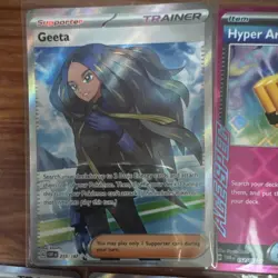 Pokemon TCG Holo Trainer & Supporter Card Lot - Geeta, Volo, Switch, Hyper Aroma - Image 2