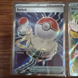 Pokemon TCG Holo Trainer & Supporter Card Lot - Geeta, Volo, Switch, Hyper Aroma - Image 4