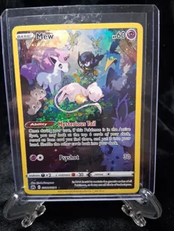Pokemon TCG Mew Holo Rare Card with Mysterious Tail Ability - Image 1