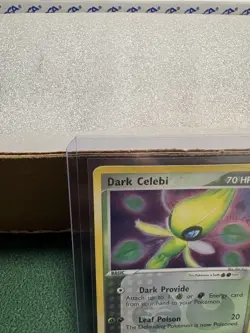 Pokemon TCG: Dark Celebi Reverse Holo Rare Card #4/101 Hidden Legends, Damaged. - Image 2