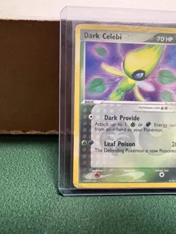 Pokemon TCG: Dark Celebi Reverse Holo Rare Card #4/101 Hidden Legends, Damaged. - Image 5