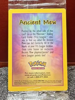 Pokemon Movie Promo {{{ Ancient Mew }}} ***SEALED*** Full-Art Holo Rare ~L@@K - Image 2