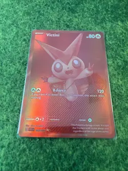 Pokemon TCG Victini Full Art Holo Card 172/086 Near Mint Condition - Image 1