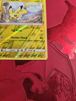 NM- Pikachu Reverse Holo 40/147 Burning Shadows Pokemon Card - Image 2
