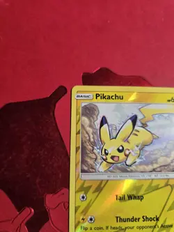 NM- Pikachu Reverse Holo 40/147 Burning Shadows Pokemon Card - Image 4