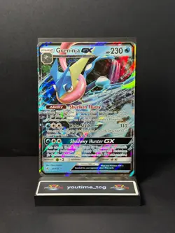 Pokemon SM Forbidden Light Ultra Rare Greninja GX #24 LP - Image 1