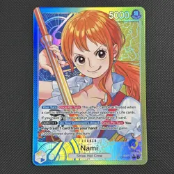 One Piece TCG OP11-041 Nami Leader Alternative Art Card *English* - Image 1